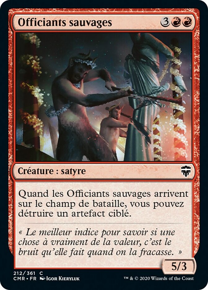 image Officiants sauvages