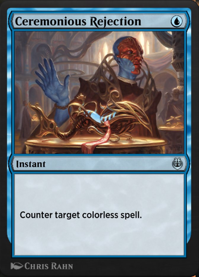 image Ceremonious Rejection