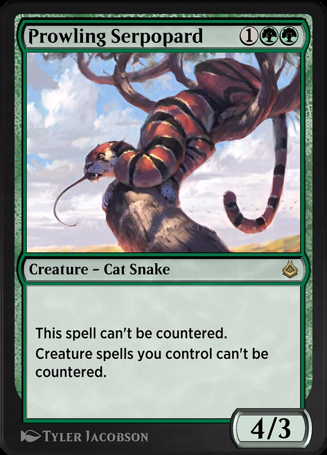 image Prowling Serpopard
