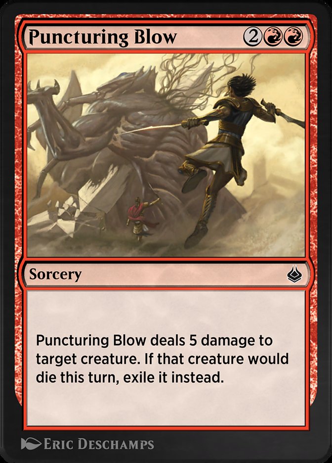 image Puncturing Blow