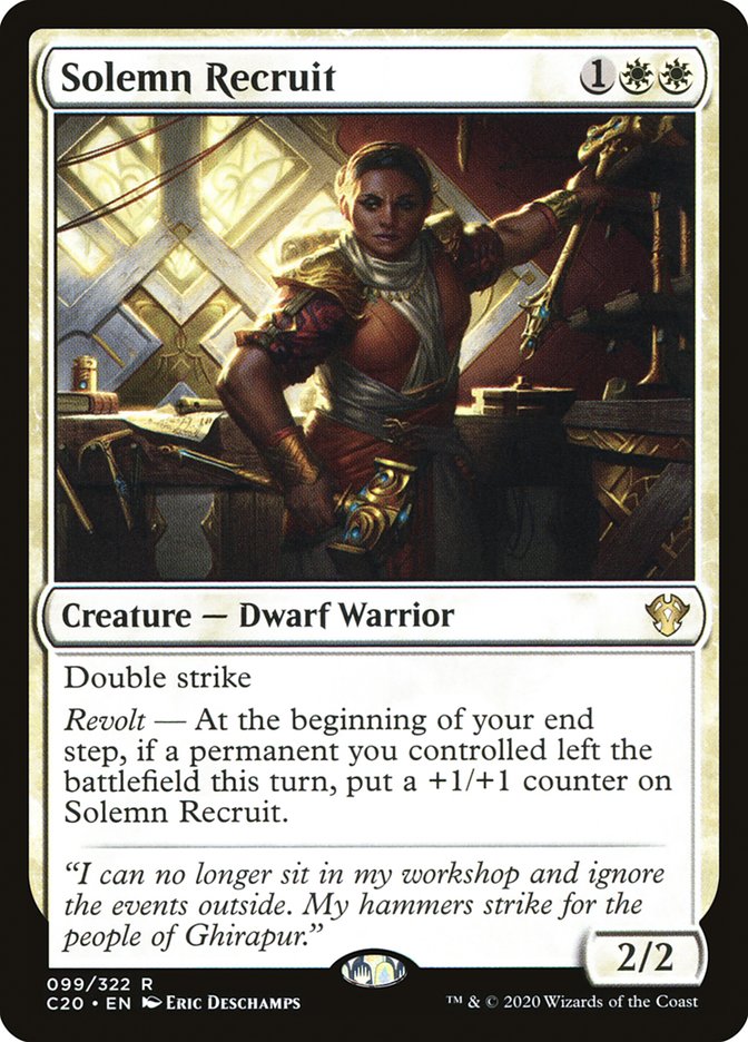 image Solemn Recruit