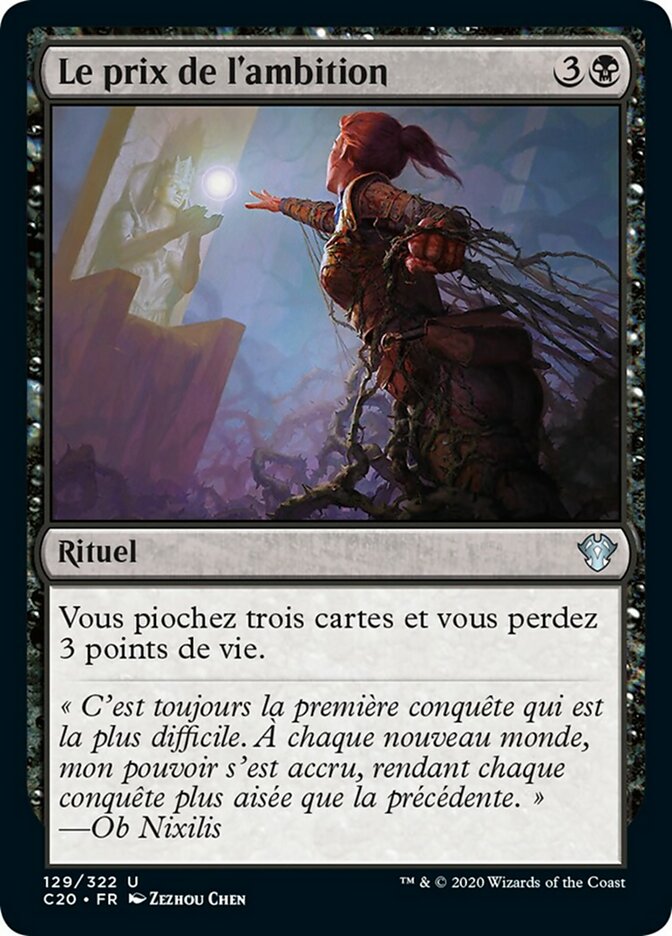image Le prix de l'ambition
