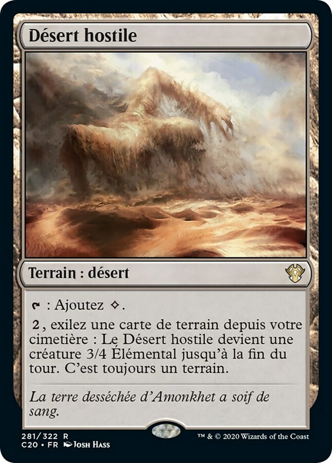 image Désert hostile