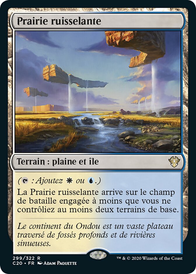 image Prairie ruisselante