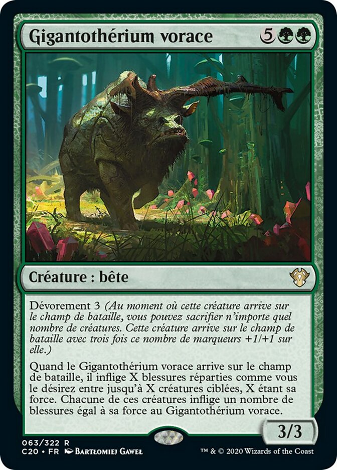 image Gigantothérium vorace