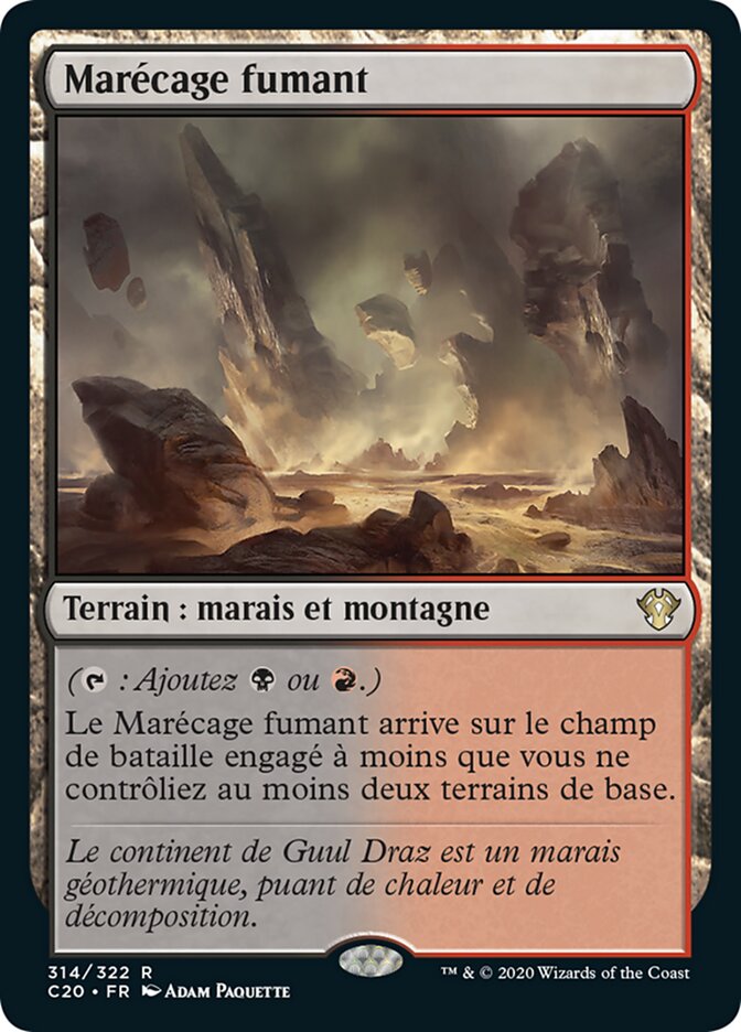 image Marécage fumant