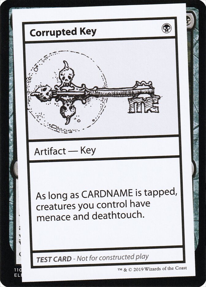 image Corrupted Key
