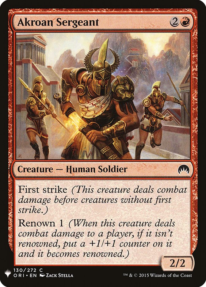 image Akroan Sergeant