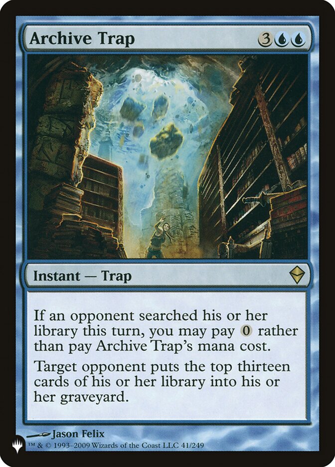 image Archive Trap