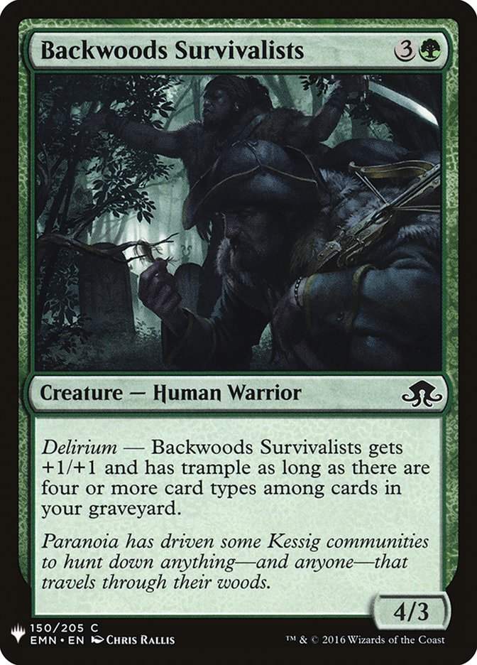 image Backwoods Survivalists