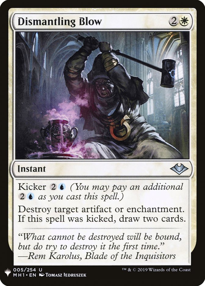 image Dismantling Blow