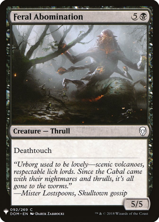 image Feral Abomination