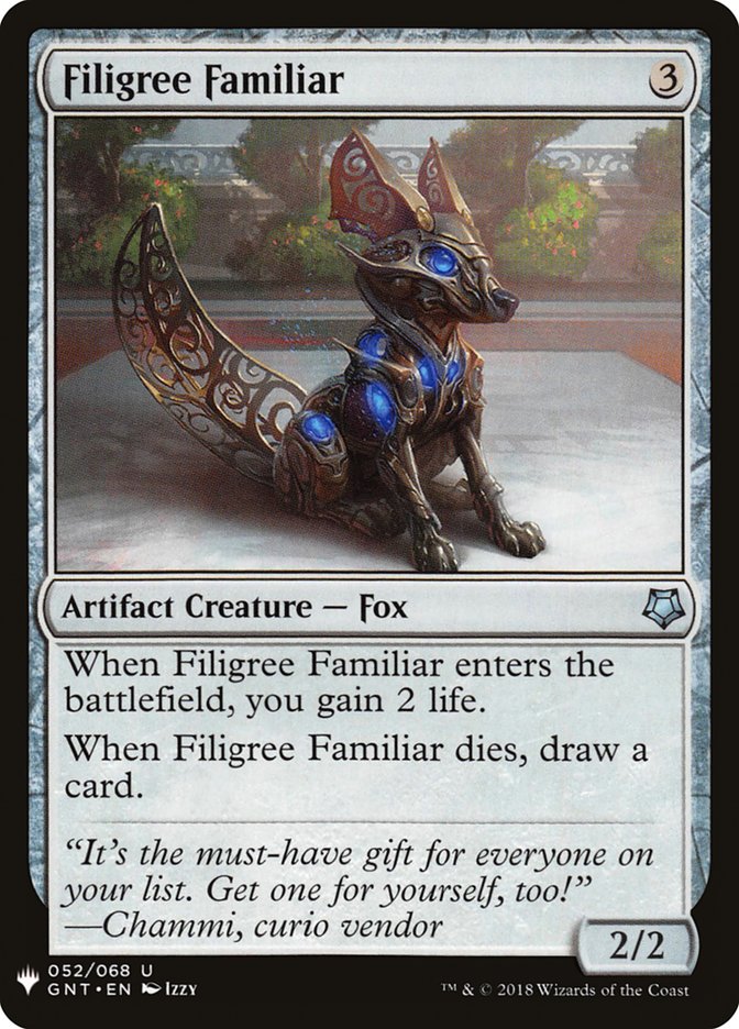 image Filigree Familiar