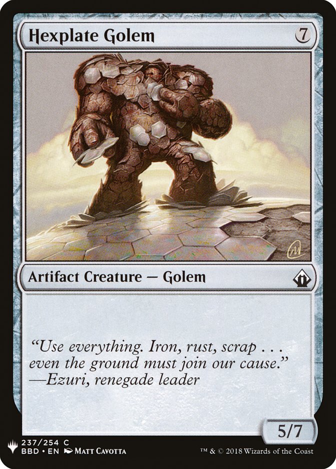 image Hexplate Golem