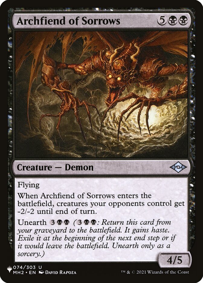 image Archfiend of Sorrows