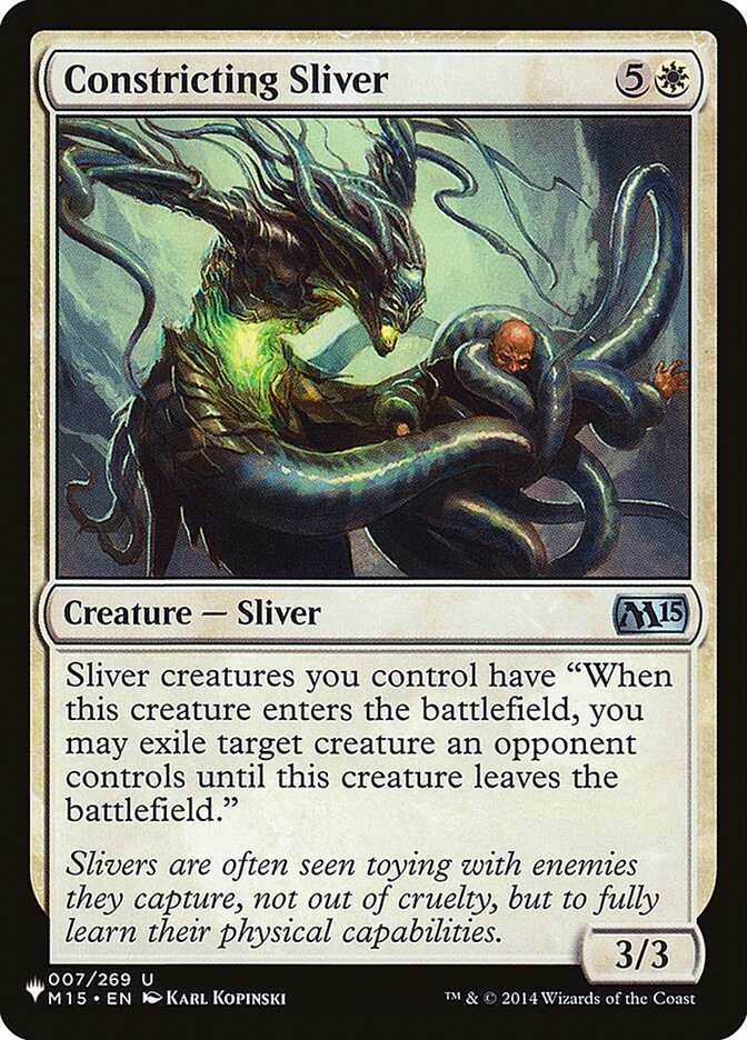 image Constricting Sliver