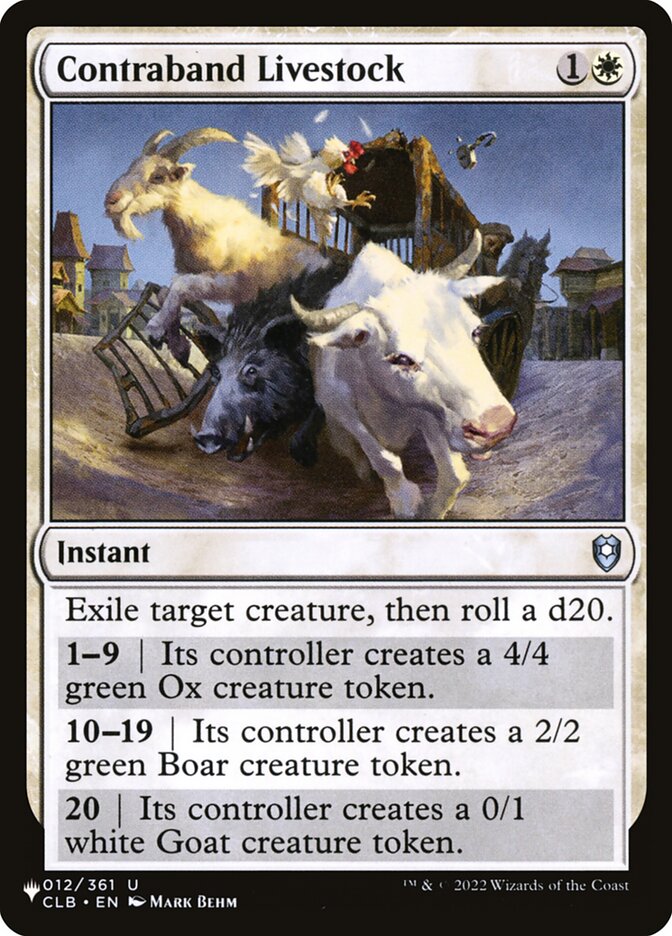 image Contraband Livestock