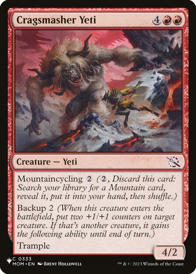 image Cragsmasher Yeti