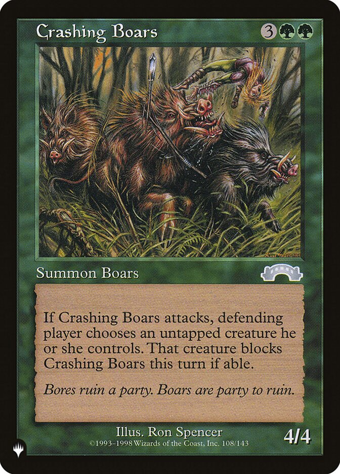 image Crashing Boars