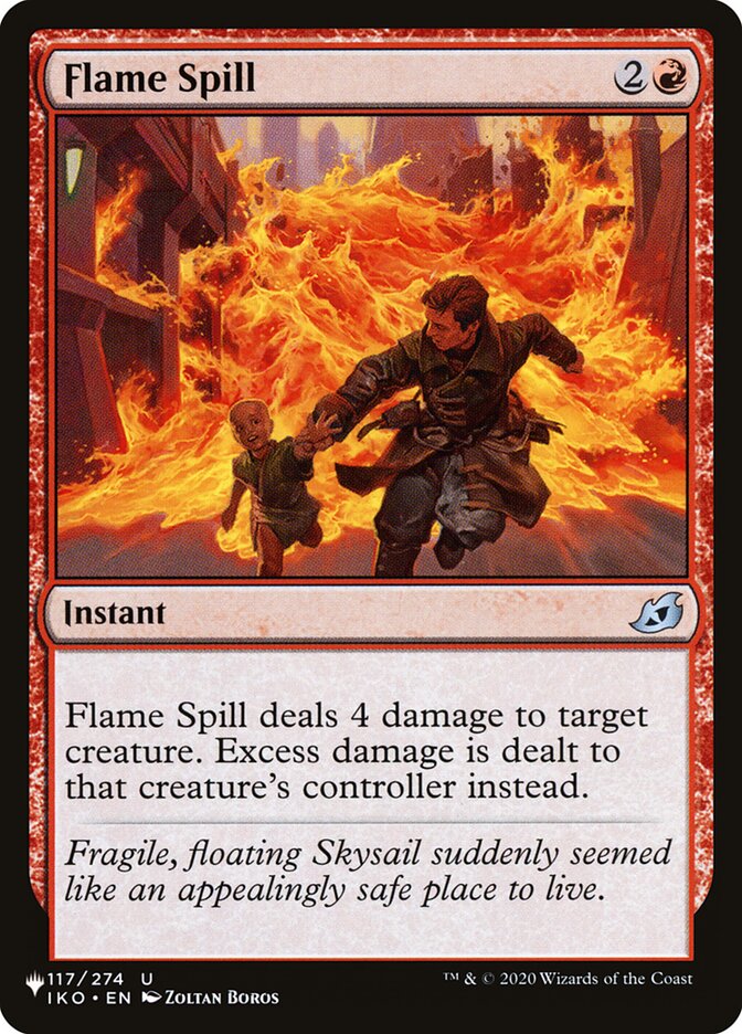 image Flame Spill