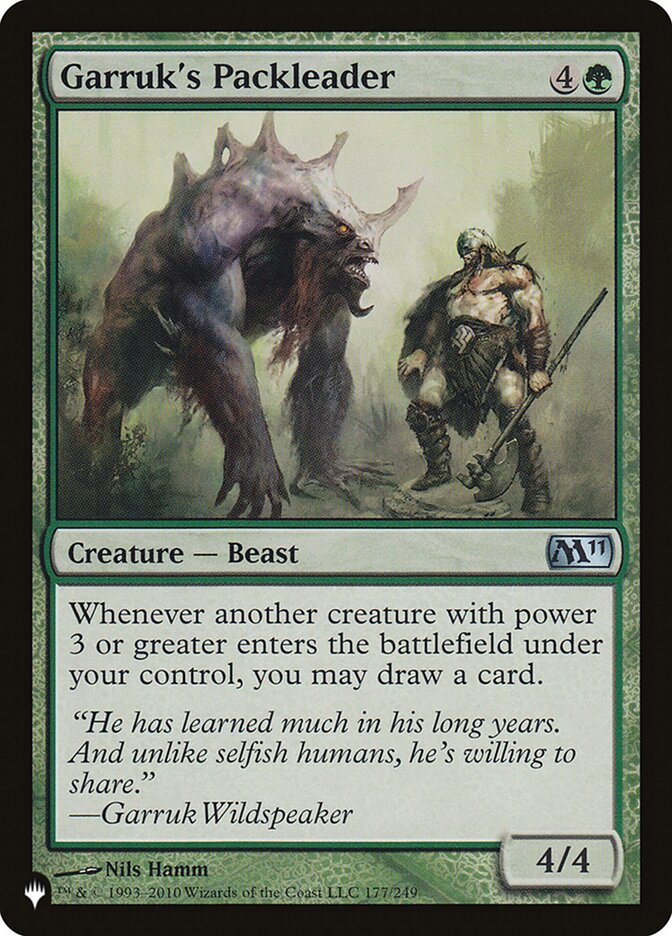 image Garruk's Packleader