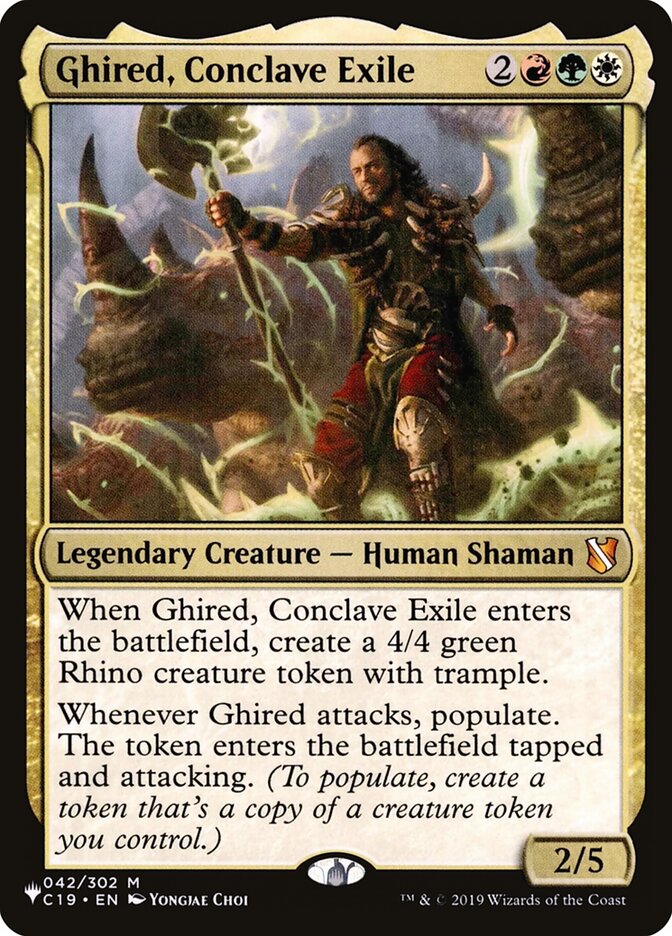 image Ghired, Conclave Exile