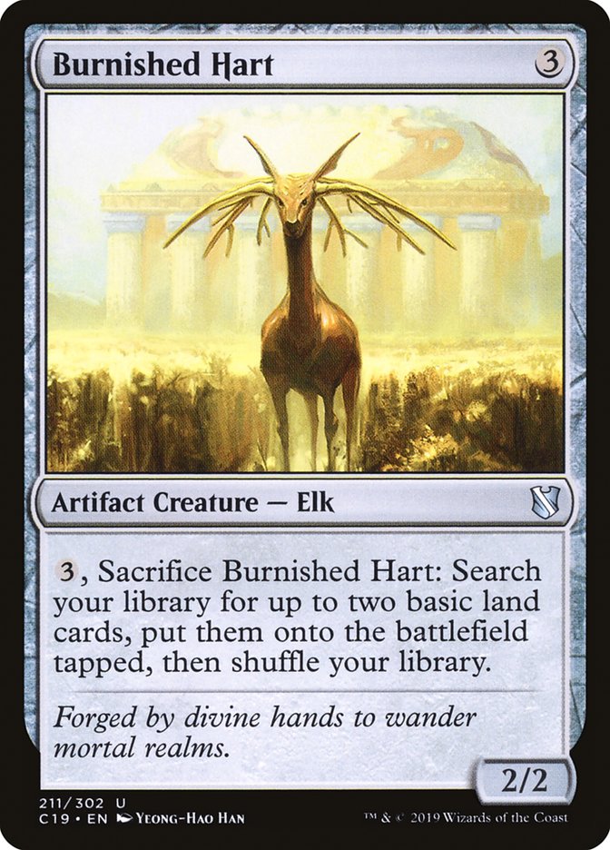 image Burnished Hart