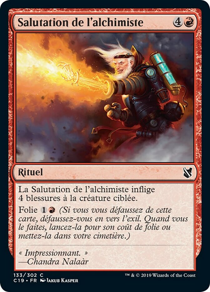 image Salutation de l'alchimiste
