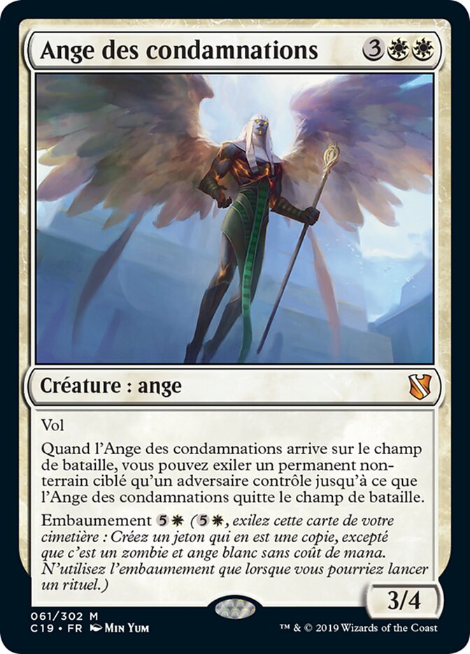 image Ange des condamnations
