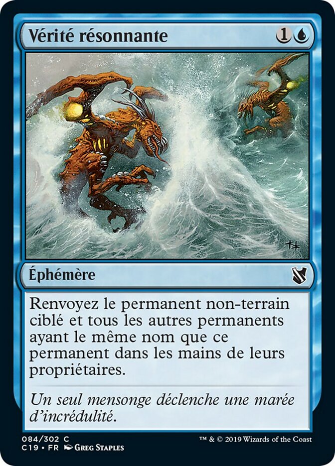 image Vérité résonnante