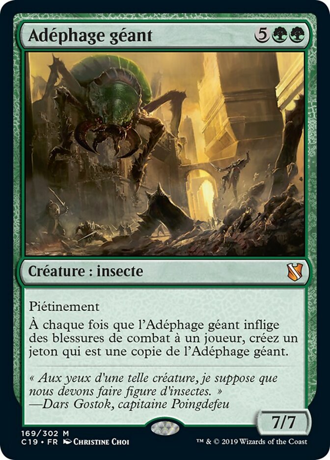 image Adéphage géant
