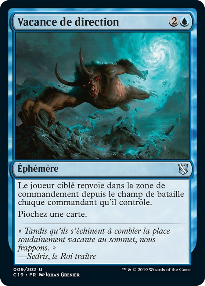 image Vacance de direction