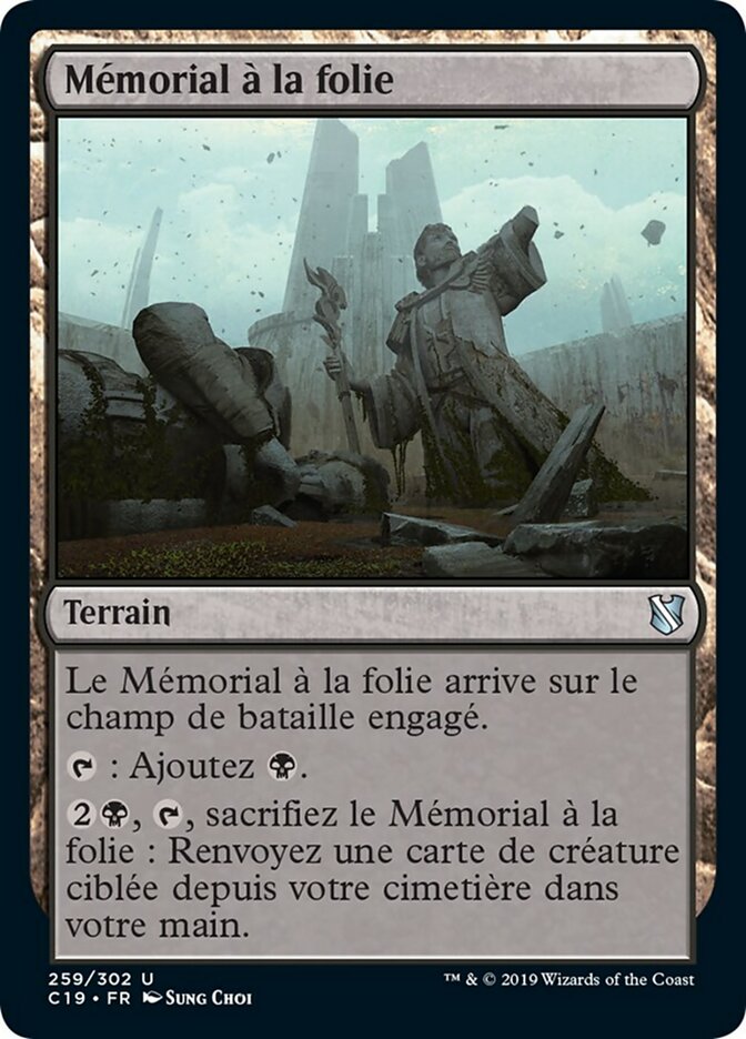 image Mémorial à la folie