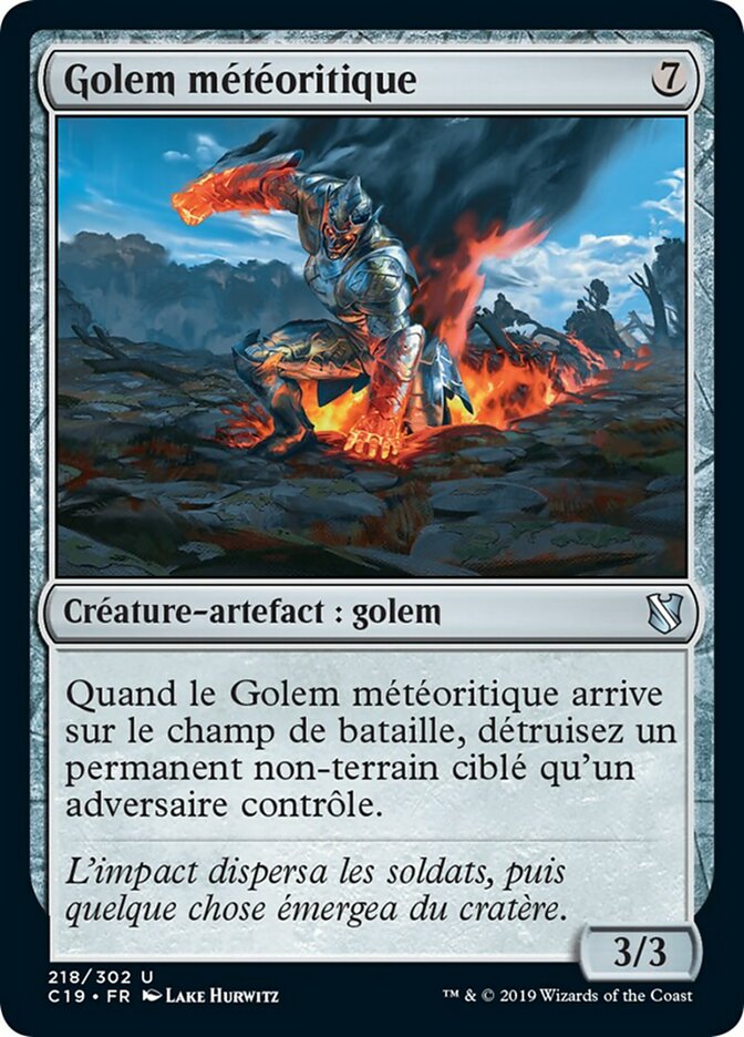 image Golem météoritique