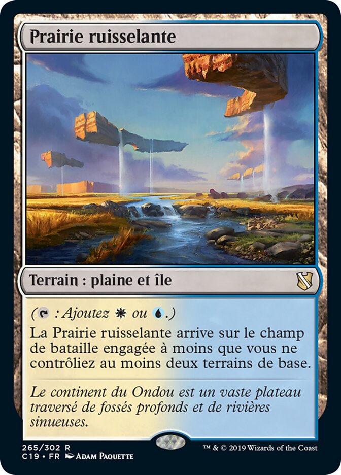 image Prairie ruisselante