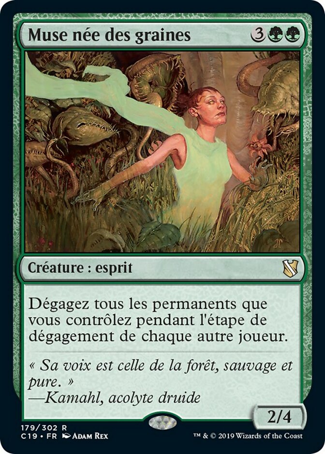 image Muse née des graines