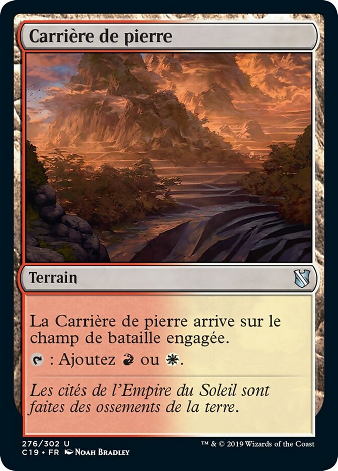 image Carrière de pierre