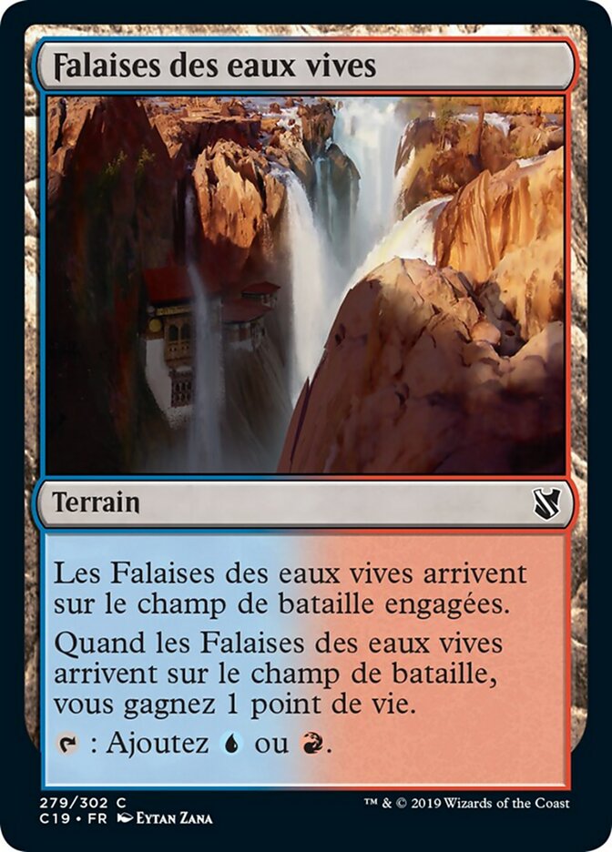 image Falaises des eaux vives