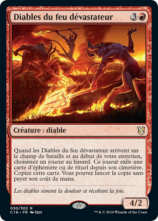 image Diables du feu dévastateur