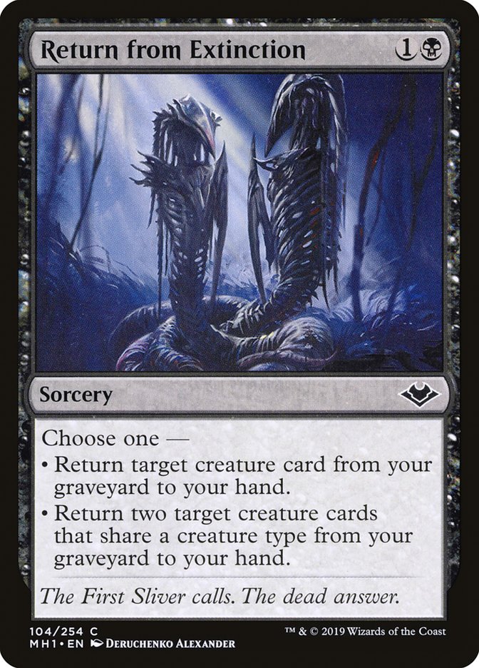 image Return from Extinction