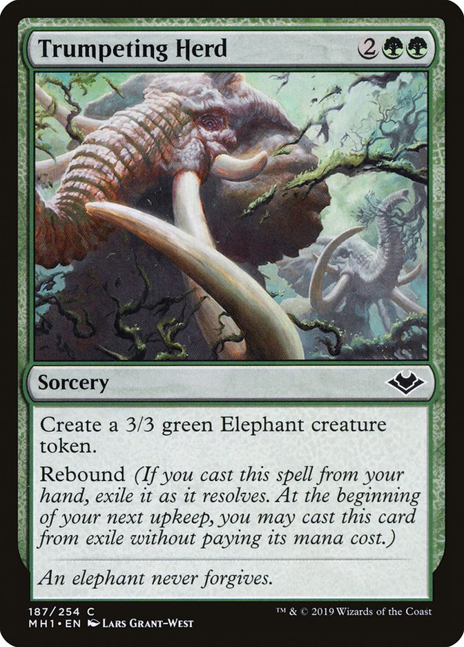 image Trumpeting Herd