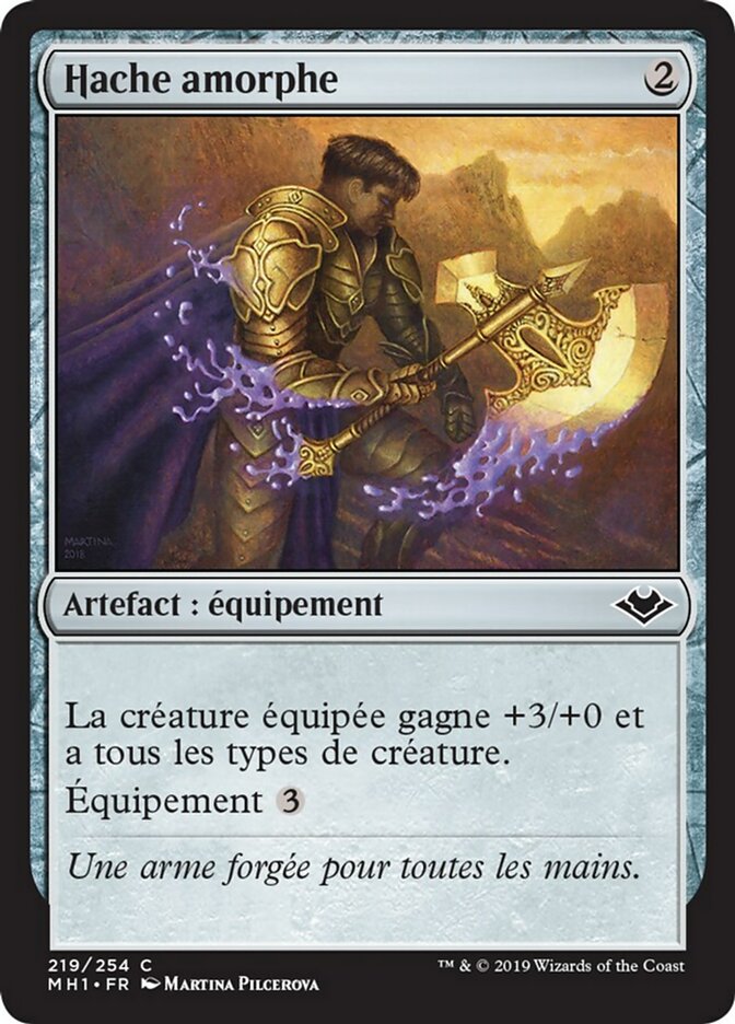 image Hache amorphe