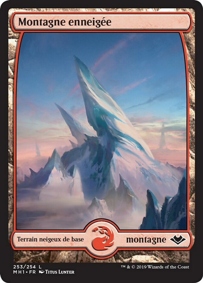 image Montagne enneigée