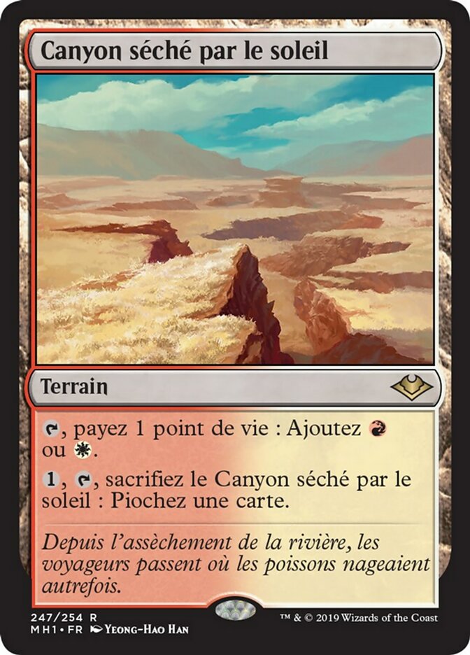image Canyon séché par le soleil