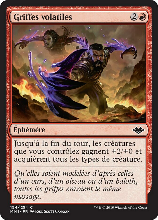 image Griffes volatiles