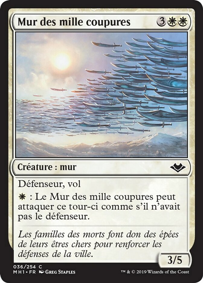 image Mur des mille coupures