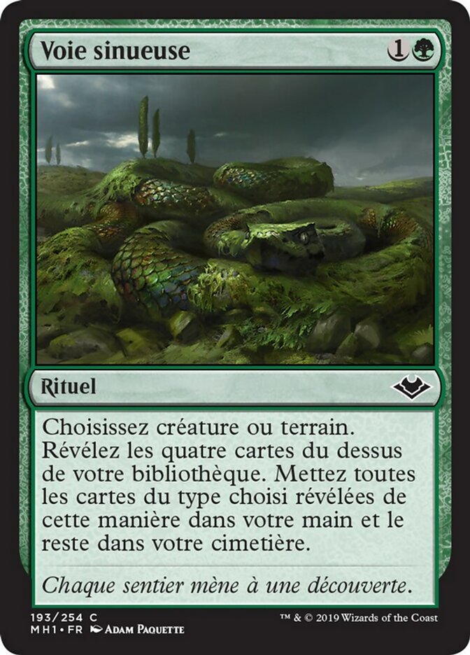 image Voie sinueuse