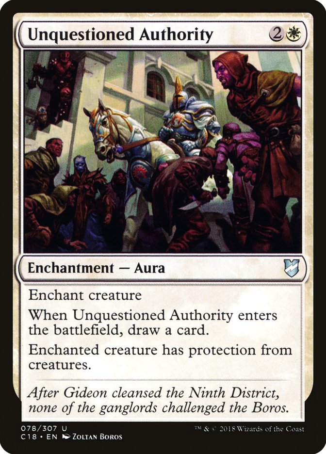 image Unquestioned Authority