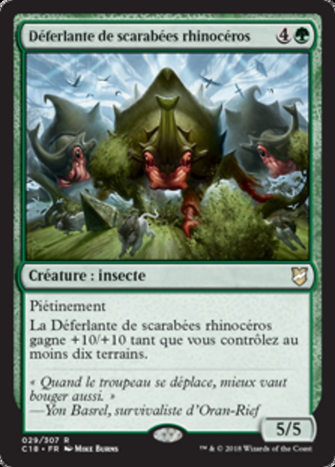 image Déferlante de scarabées rhinocéros