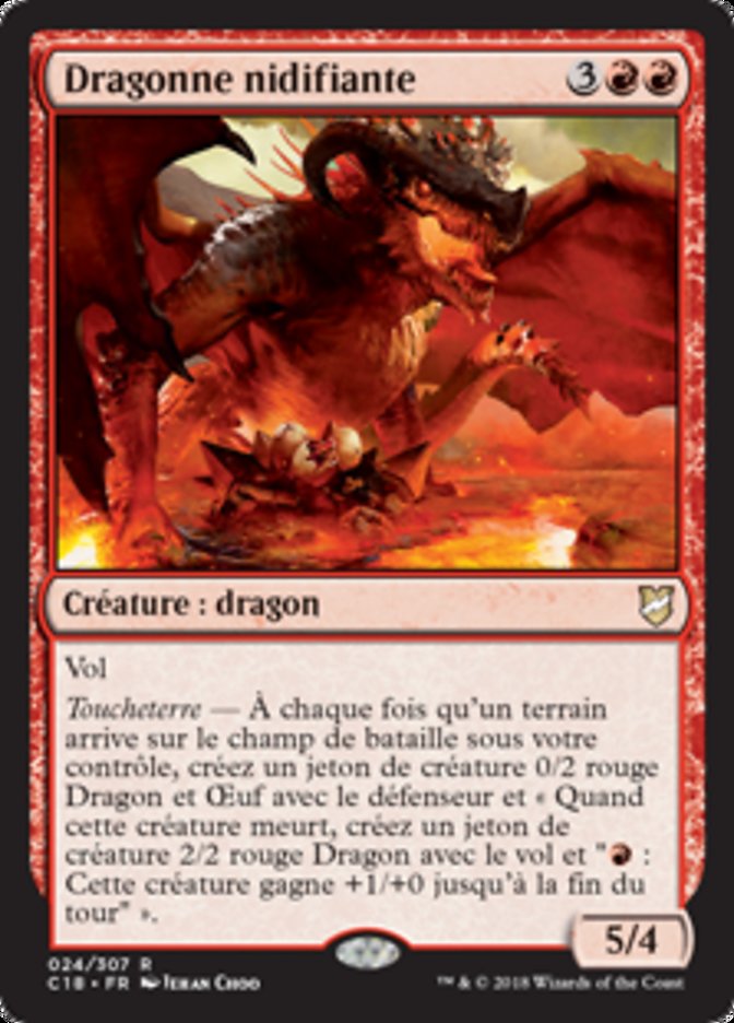 image Dragonne nidifiante